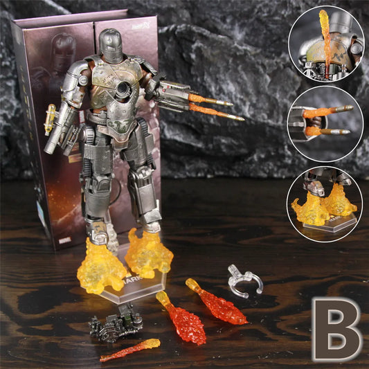 NEW 2021 Classic Marvel Iron Man MK1 (Mark I) – 7" Movie Action Figure by ZD Toys