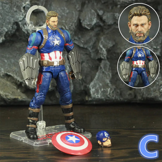 Captain America Infinity War Action Figure – ZD Toys 7" Collectible Statue