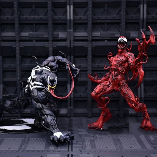 Marvel Avengers Venom &amp; Spider-Man Action Figure – Anime-Style Collectible Statue Toy