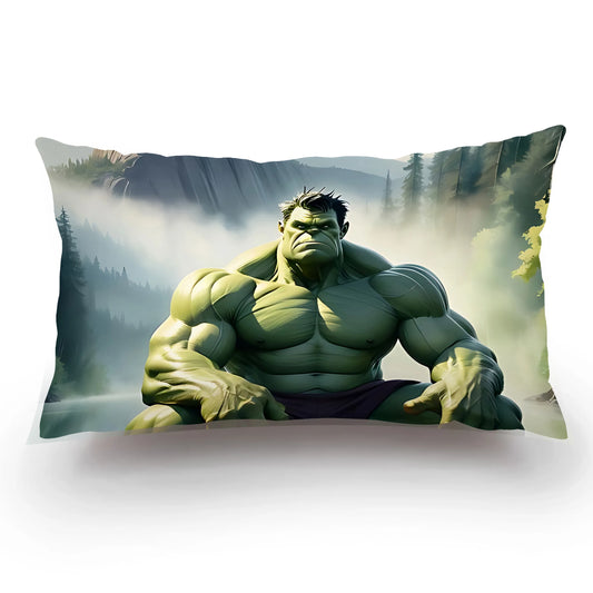 The Hulk Cartoon Pillow Covers – Marvel Sofa Cushion Covers with Double-Sided Print