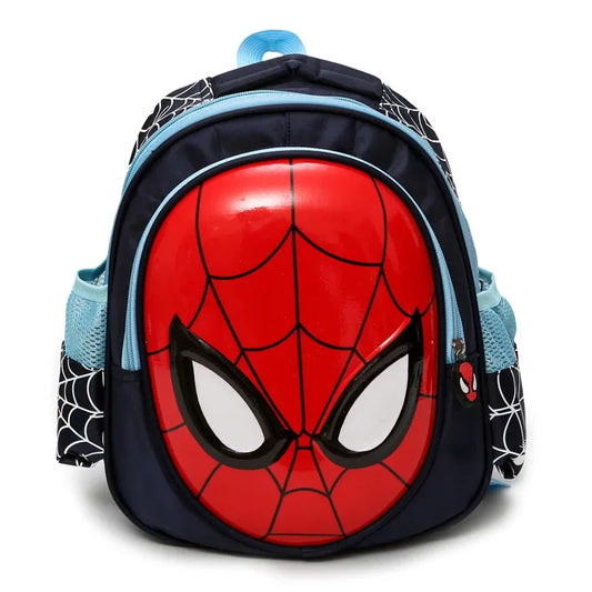 Cartoon Spider-Man 3D School Backpack – Superhero Stereo Pattern Bag for Boys