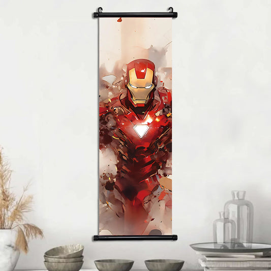 Marvel Movie Poster – Iron Man Wall Art Canvas Print for Home Decoration