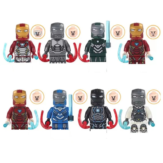 Marvel Superhero Mini Building Blocks – Spider-Man, Iron Man, Thanos DIY Toy Set (8–30 Pieces)