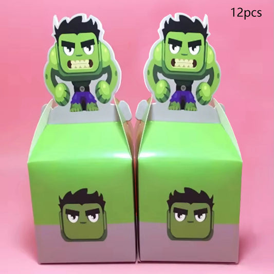 The Avengers Theme Candy &amp; Treat Boxes – Birthday Party Snack Boxes for Kids &amp; Fans