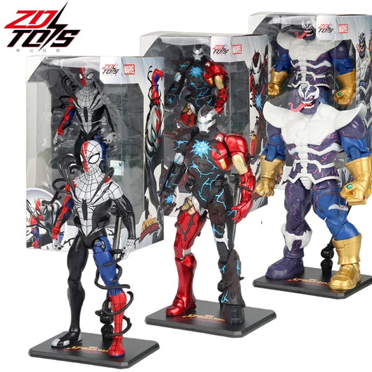 ZD Original 1/10 Marvel Legends Action Figures – Venom, Spider-Man, Iron Man, Thanos, Captain America, Black Panther