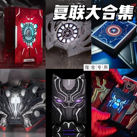 Marvel Superhero Playing Cards – Iron Man, Spider-Man, Captain America, Black Panther &amp; Thor Deck