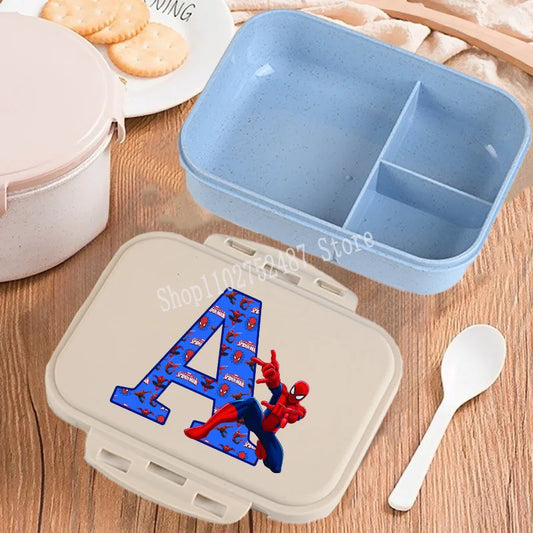 Marvel's Spider-Man Bento Lunch Box – Anime A-Z Food Storage Container for Kids