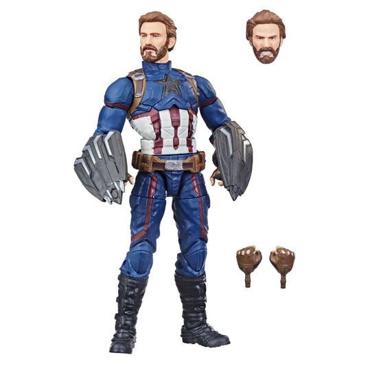 Marvel Legends The Infinity Saga – 6" Captain America & Fat Thor Action Figures (Loose)