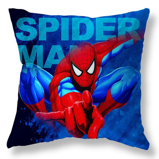 Superhero Spiderman &amp; Iron Man Pillow Cover – Soft &amp; Stylish Home Décor