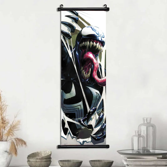 D-Deadpool Marvel Canvas Wall Art – Hanging Scroll Poster for Home &amp; Office Decoration