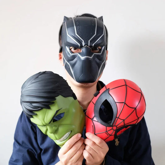 Marvel Creative Children’s Halloween Cosplay Masks – Iron Man, Spider-Man, Black Panther