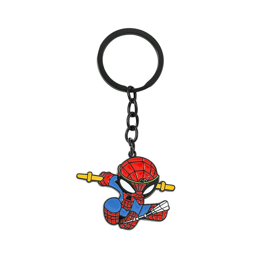 Marvel Avengers Cartoon Figure Keychain – Spider-Man, Hulk Pendant Accessory for Fans