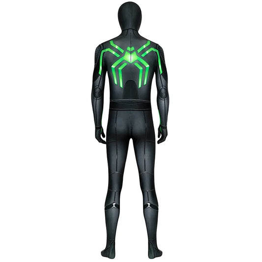 Spider-Man Stealth Suit Cosplay – 3D Printed Spandex Bodysuit for Adults