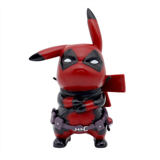 Pikachu x Marvel Crossover Figures – Deadpool, Wolverine &amp; Deadpool 3-Inspired Collectible Toys