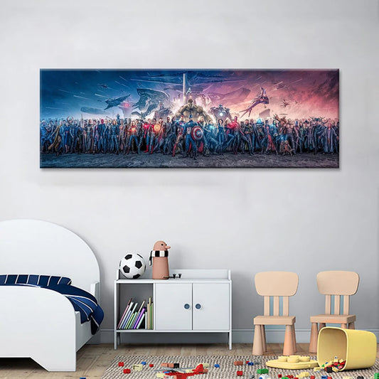 MINISO Marvel Heroes Collection Canvas Poster – Wall Art Print for Home Decor &amp; Gifts