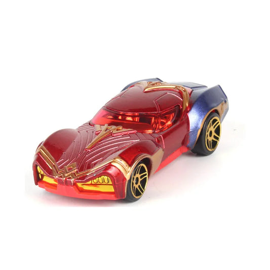 Alloy Avengers Car Toys – Batmobile, Captain America, Hulk, Iron Man &amp; Spiderman Racing Models for Kids