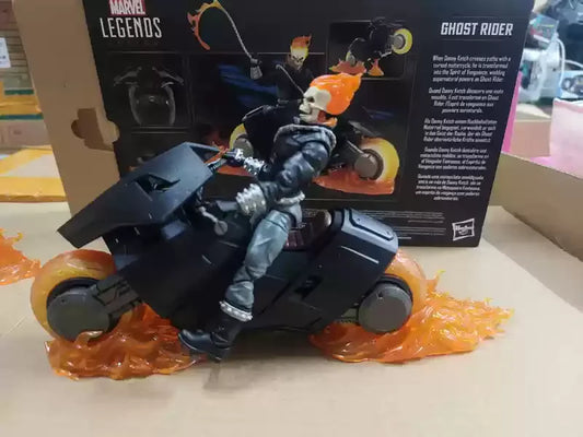 Marvel KO 85th Anniversary Ghost Rider &amp; Hell Cycle – 6'' Articulated Action Figure Set