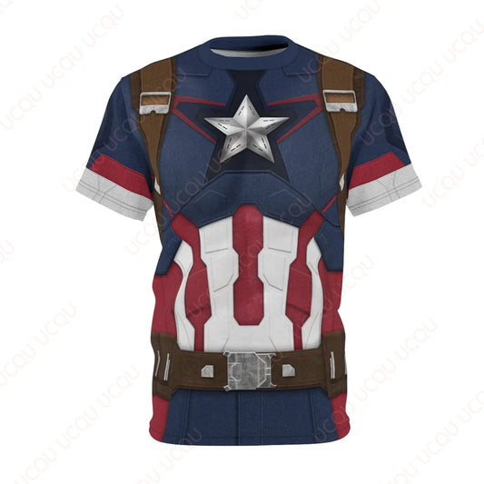 Disney Marvel Comic-Con Character Outfits Summer Loose Outfit Hot Sale Faddish Casual T-shirt Adults And Children Dressed