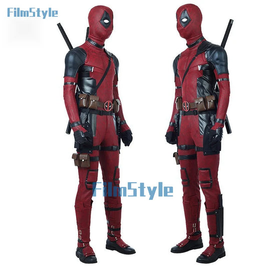 Deadpool &amp; Wolverine 3 Cosplay Costume – Superhero Jumpsuit with Mask &amp; Accessories