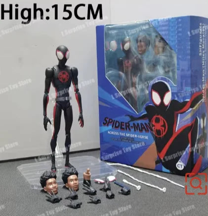 CT Toys Miles Morales Figure – SHF-Style Action Figure for Collectors