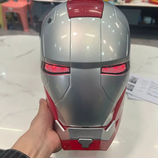 Marvel Comics Iron Man 1:1 Electric Wearable Helmet – Automatic Opening Mask for Adults