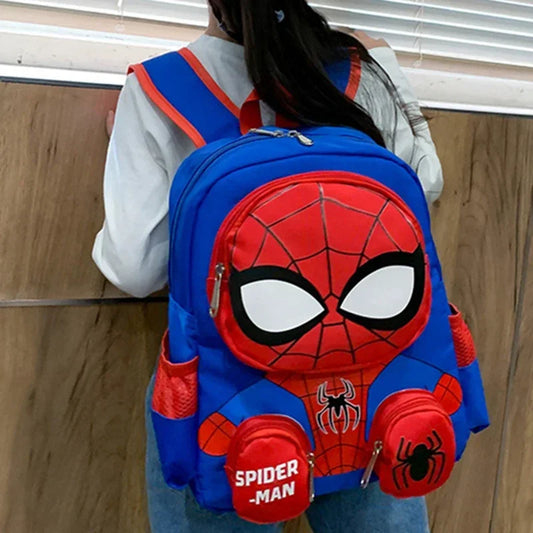 Cosplay Spiderman 3D Backpacks – Superhero School &amp; Travel Bag for Kids