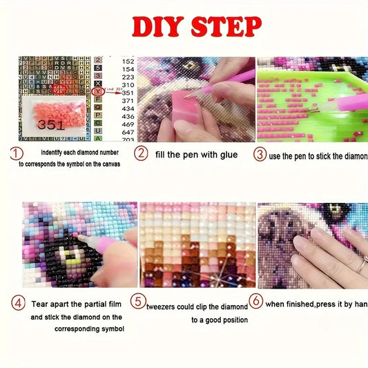 MINISO 5D DIY Diamond Painting – Marvel Super Heroes Frameless Decorative Art Kit