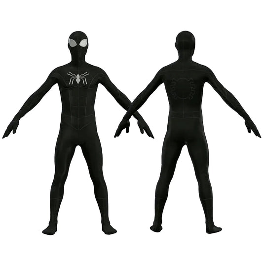 Black Symbiote Spider-Man Cosplay – Superhero Zentai Bodysuit Costume for Adults &amp; Boys