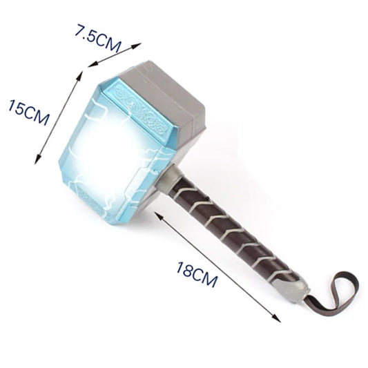 Superhero Kids Muscle Thor Costume with Hammer – Avengers Cosplay Outfit for Boys