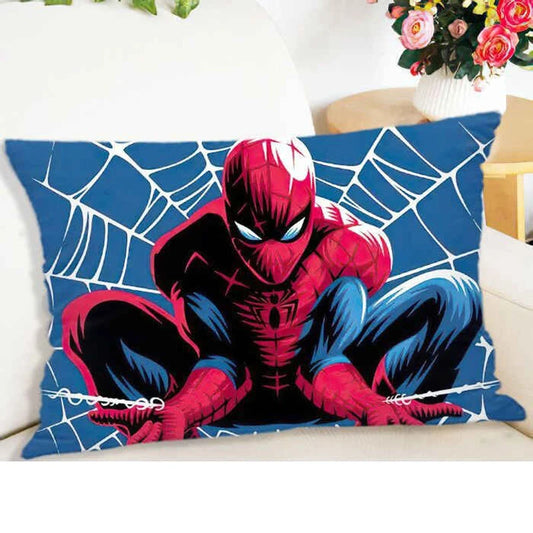 Cool Spider-Man Printed Pillowcase – Home Decoration for Sofa, Bedroom, or Living Room