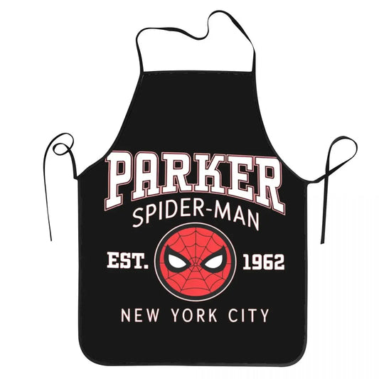 Marvel Spider-Man Cooking Apron – Oil &amp; Water-Resistant Kitchen BBQ Grilling Apron