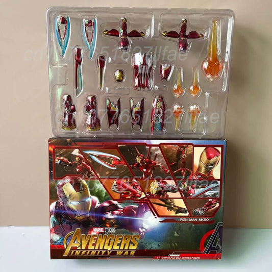Avengers: Infinity War Iron Man MK50 &amp; MK85 Action Figure with Weapon Accessory Set