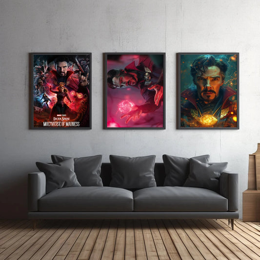 Marvel Doctor Strange Self-Adhesive HD Wallpaper – Movie Poster Wall Art for Home Decoration