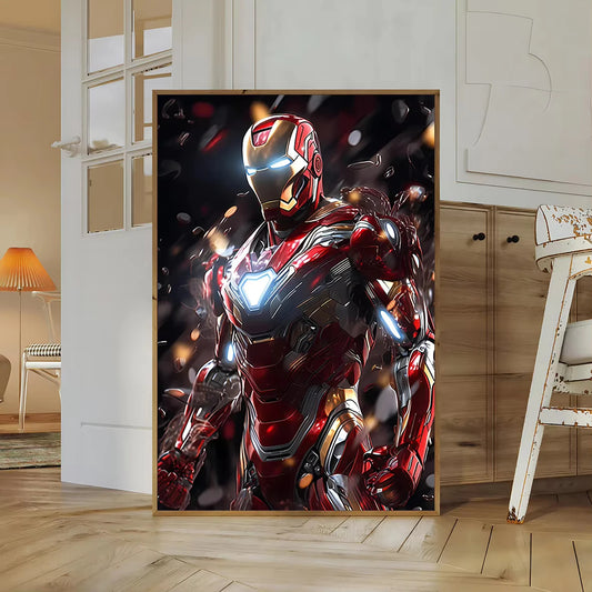 Avengers Poster Print – Marvel Superhero Canvas Wall Art for Kids &amp; Home Décor