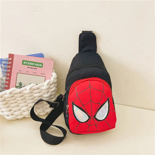 Marvel Spiderman Kids Shoulder Bag – High-Capacity Anime Messenger Backpack