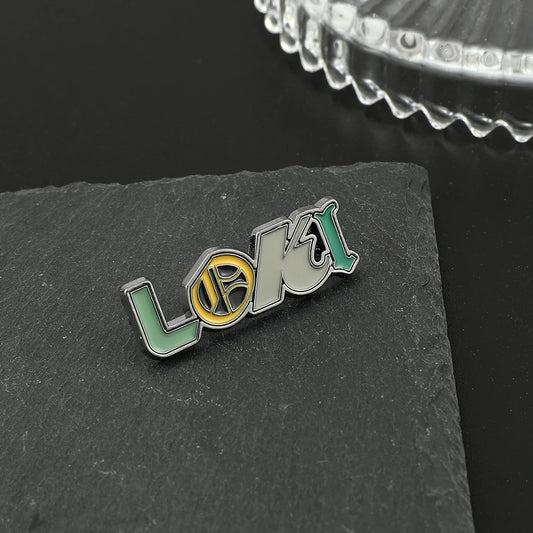 Marvel Film Loki Enamel Pins for Backpack Bag Scarf Collection Brooches Badges for Movie Fans