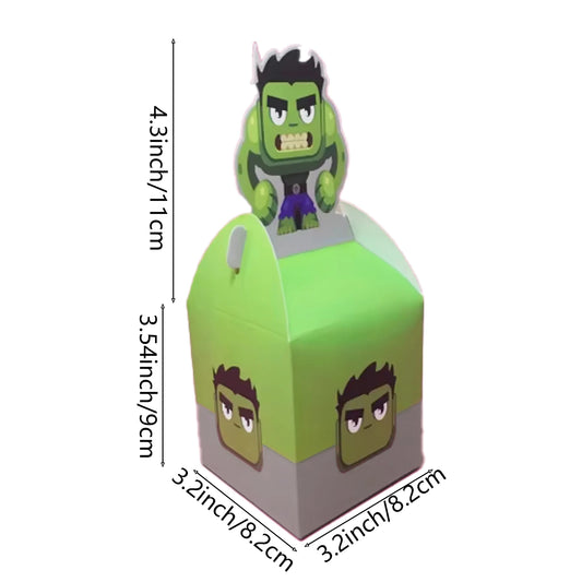 The Avengers Theme Candy &amp; Treat Boxes – Birthday Party Snack Boxes for Kids &amp; Fans