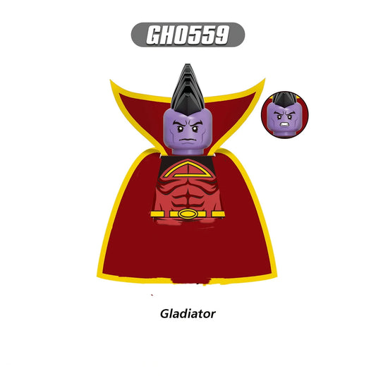 Avengers Anime Mini Action Figures – Professor X, Clea, Wanda, Soldier Boy Building Block Set