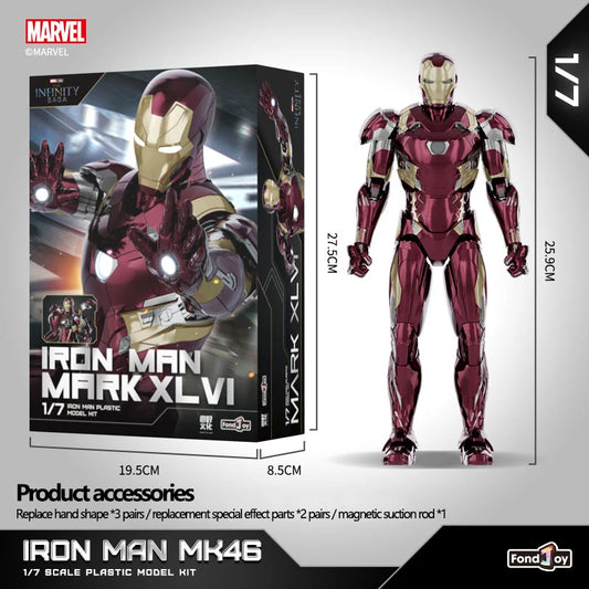 Fondjoy Iron Man MK46 Assembled Model – 1/7 Scale Advanced Reactor Action Figure