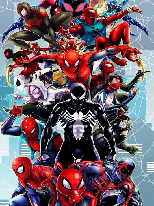Disney Marvel Spiderman Full Diamond Painting – 5D DIY Avengers Hero Embroidery Art Kit