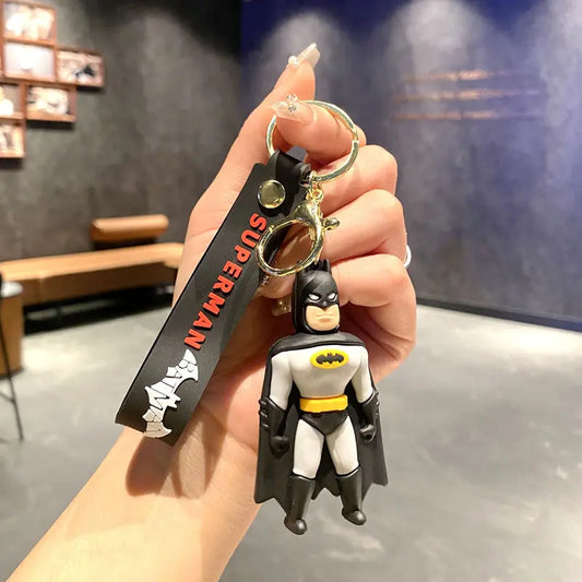 Marvel Cartoon Batman Keychain – Superhero Bag Accessory for Men &amp; Women