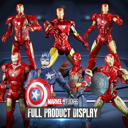 Marvel Avengers Blind Box Figures – Captain America, Spider-Man, Iron Man