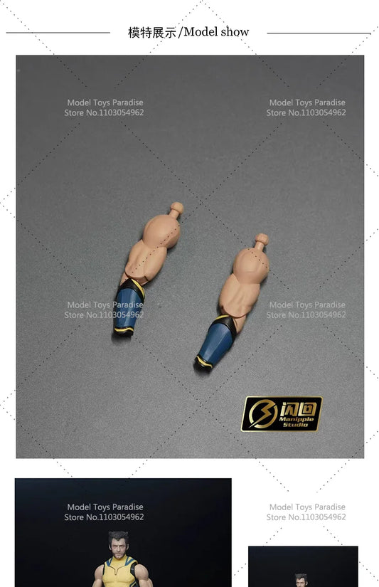 1/12 Scale Wolverine Arm Replacement Accessory – Compatible with 6" Marvel Legends Action Figures