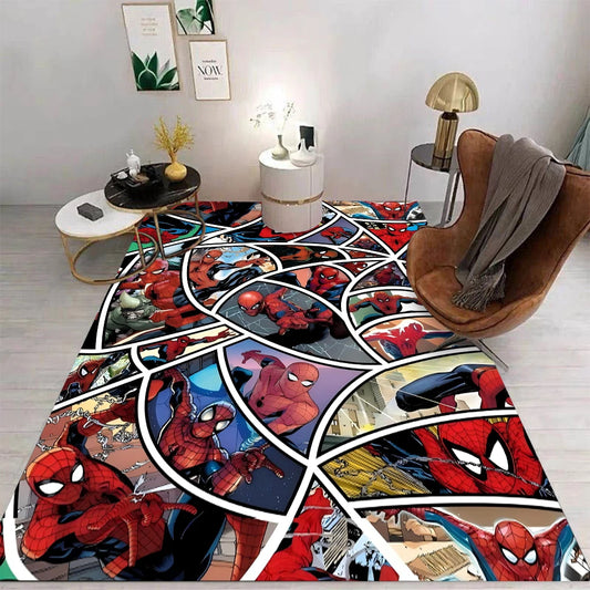 MINISO Disney Marvel Hero print Rug Anti Slip Carpet for Kitchen Living Room Bedroom Kitchen Mat Washable Outdoor/Indoor Doormat