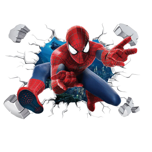 Spiderman, Captain America &amp; Hulk Wall Stickers – Marvel Superhero Room Décor