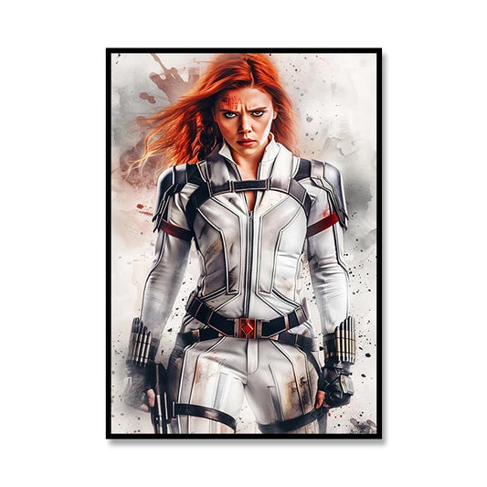 Marvel Super Heroes Watercolor Canvas Wall Art – Spiderman &amp; Iron Man Poster