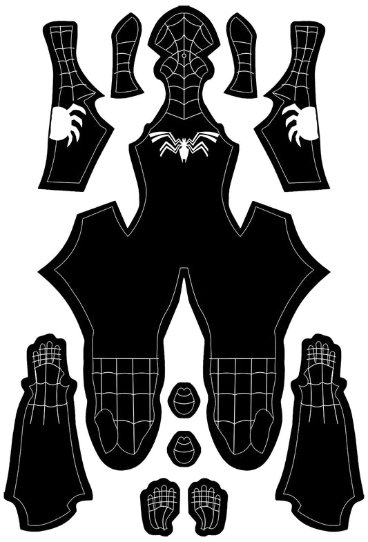 Spectacular Spider Black Suit 2 Cosplay – Adult Spandex Zentai Superhero Bodysuit