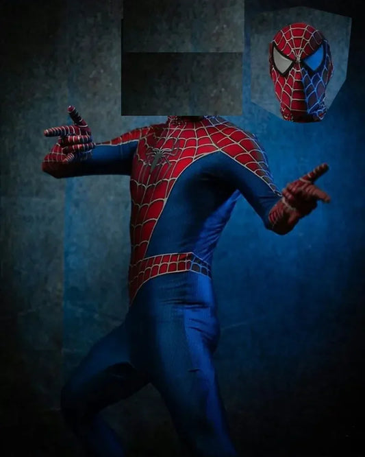 3D Printed Classic Raimi Spider-Man Cosplay Costume – Adult Zentai Bodysuit for Halloween &amp; Parties