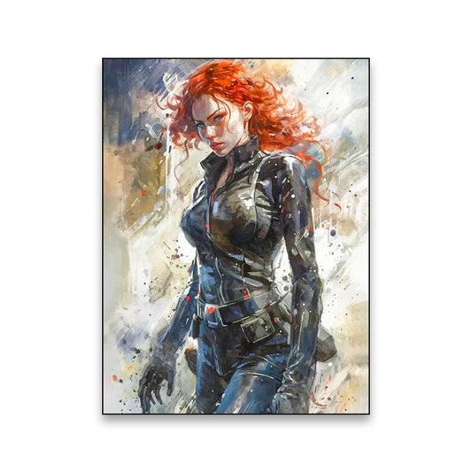 Marvel Movie Art Poster – Spider-Man, Iron Man &amp; Deadpool Canvas Painting