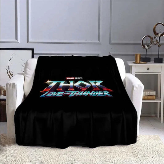 Comics Captain America Pattern Blanket – Soft, Warm &amp; Portable Travel Throw